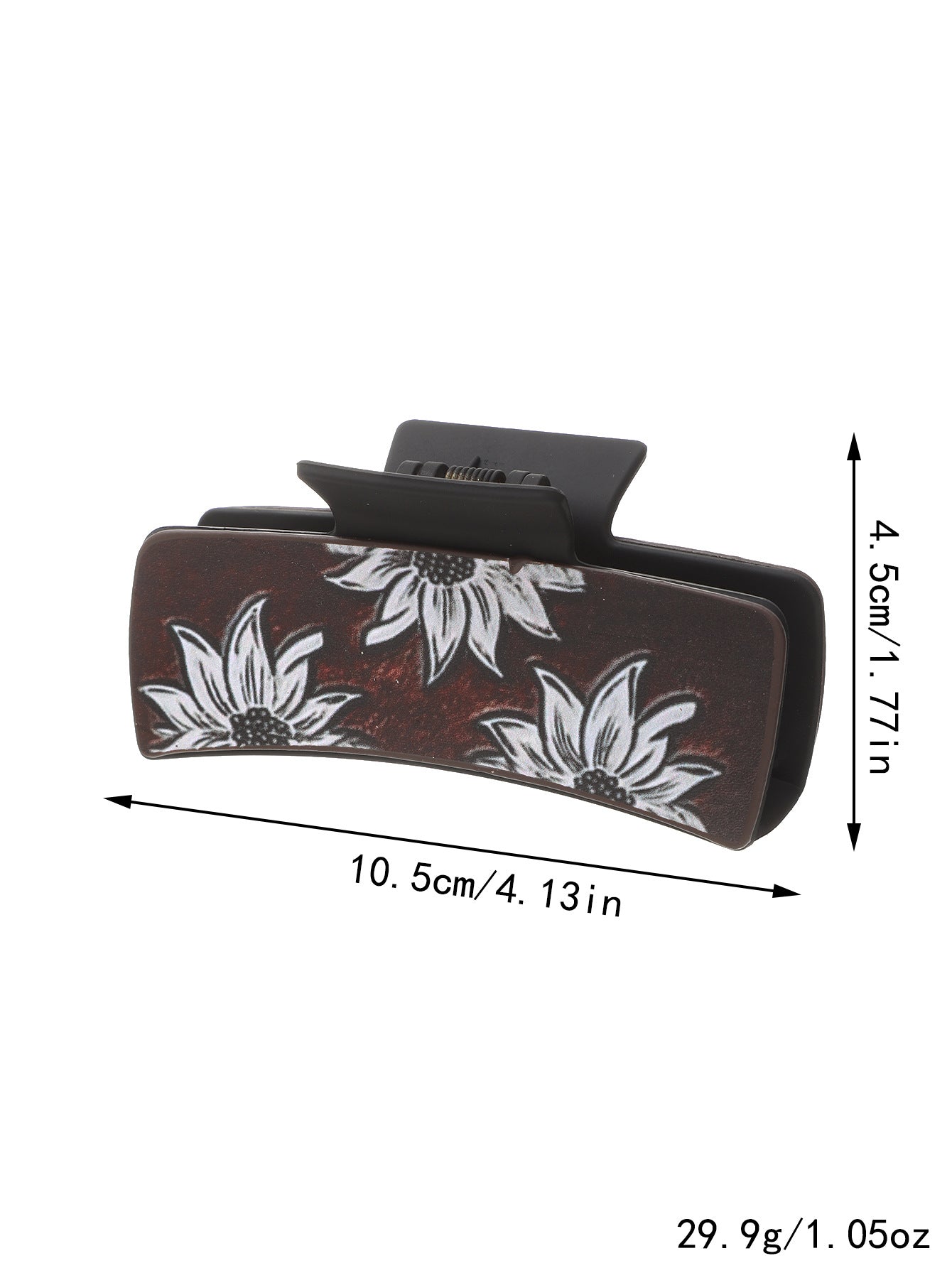 Wholesale western cowboy horsehair leather hair clip shark clip